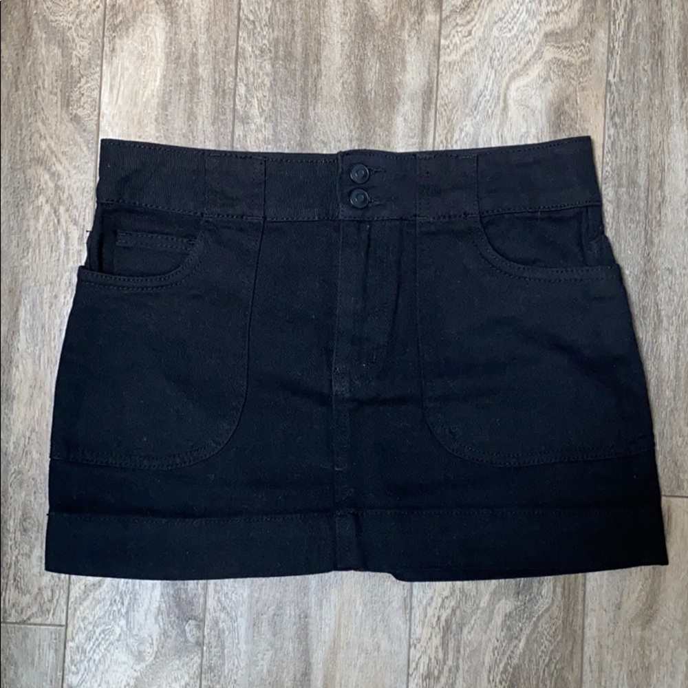 Forever 21 Black Denim Skirt
